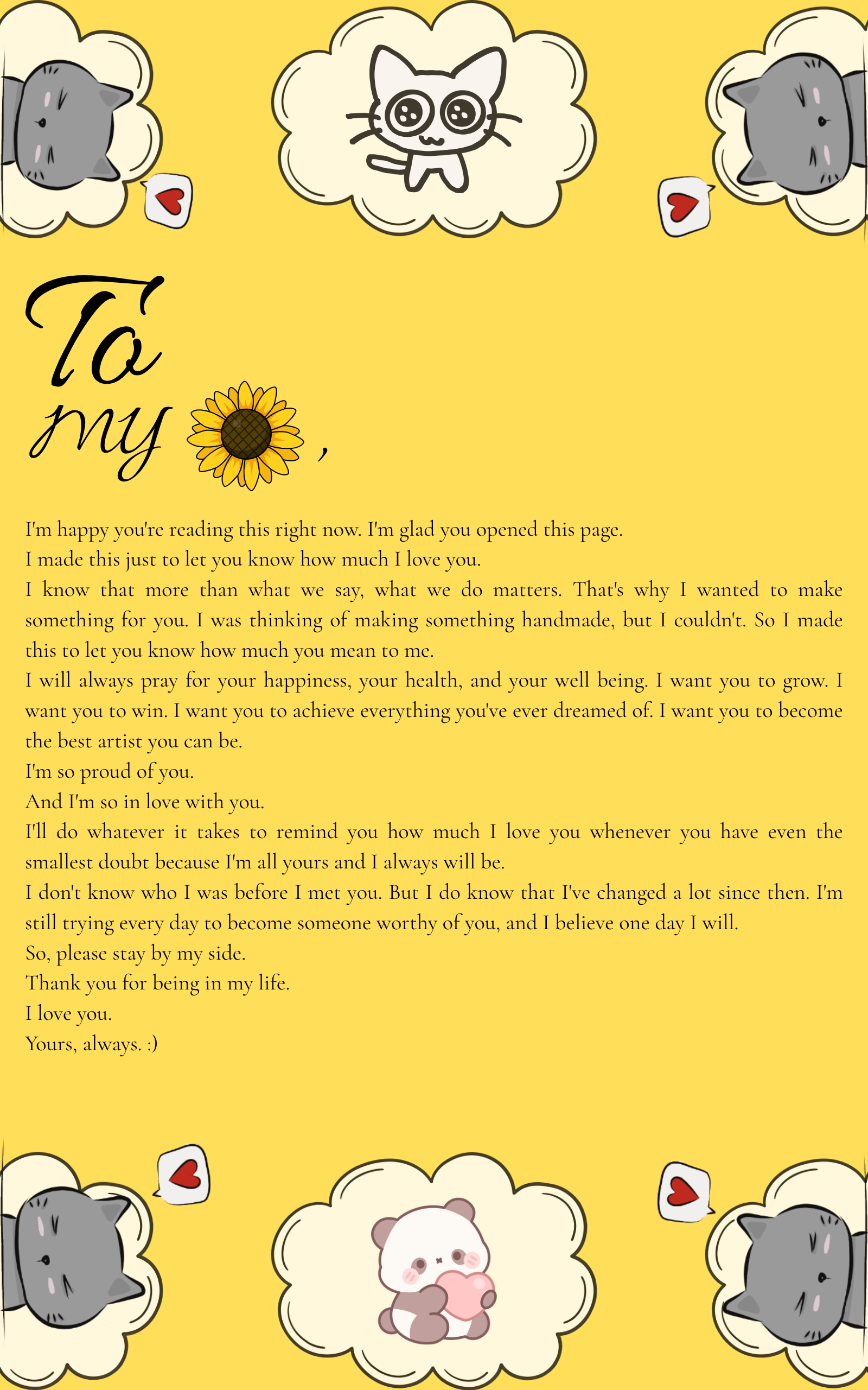 My Letter